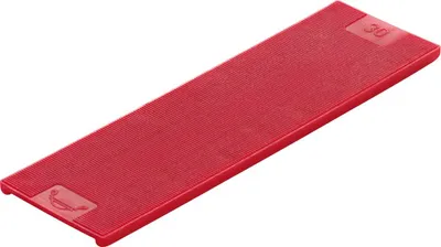 Produktbild von ROTO Verglasungsklotz GL-IB 100 x 48 x 3 mm, aus Kunststoff rot, 500 Stück | Unterlegkeile - Distanzplättchen