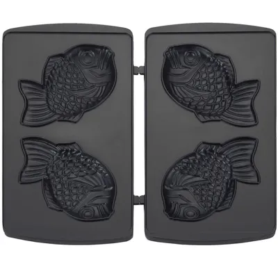 Produktbild von Syntrox Germany Wechselplatten für Multimaker SM 1300W - Taiyaki Maker, Antihaftbeschichtung, einfache Reinigung