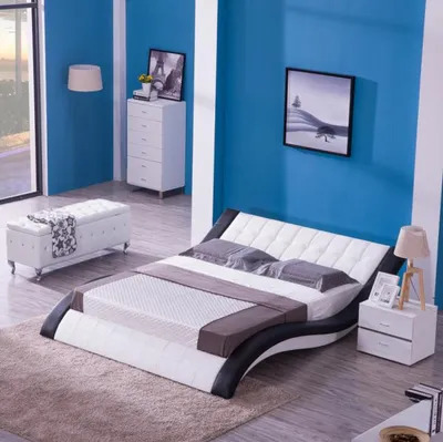Produktbild von Bett Polsterbett Moderne Doppel Schlafzimmer Ehebett Betten