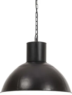 Produktbild von vidaXL Hängelampe 25 W Schwarz Rund 48 cm E27
