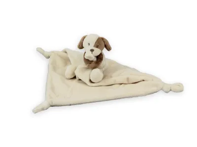 Produktbild von Inware Schnuffeltuch Hund braun 25 x 25 cm