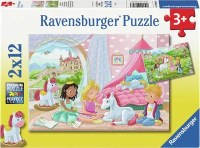 Image de Ravensburger Legpuzzel Prince & Princess, 2x12 st.