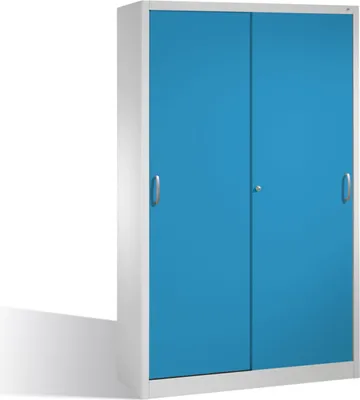 Produktbild von Werkzeugschrank 204900S10080 4 Böden 1950x1200x400mm lichtgrau/lichtblau