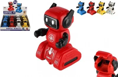 Obrázok produktu pre Robot na zotrvačník plast 7x11cm - mix farieb