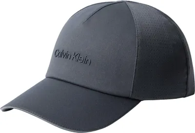 Zdjęcie produktu dla Czapka bejsbolówka Calvin Klein dla mężczyzn, wykonana z mikro-atłasu, z regulowanym zapięciem, kolor: szary (Iron)