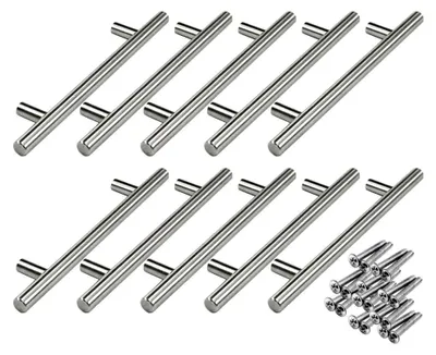 Produktbild von Möbelgriffe aus Edelstahl mit 128mm Bohrlochabstand
