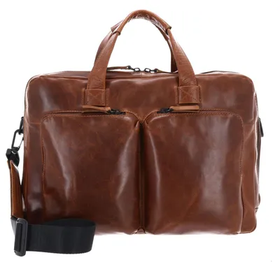 Productafbeelding van LEONHARD HEYDEN Leer business tas met laptopvak Porto RV-Aktenmappe 2 Fächer 7811 Braun bruine