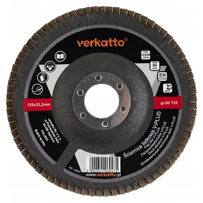 Produktbild von Verkatto VR-6946 Lamellenschleifscheibe 125 mm Körnung 40