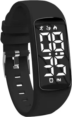 Produktbild von Multifunktionale uhr mit Schrittzähler Vibrationsalarm Wasserabweisend USB Aufladung Perfekt für Schule Sport und Alltag ohne App oder Handyverbindung
