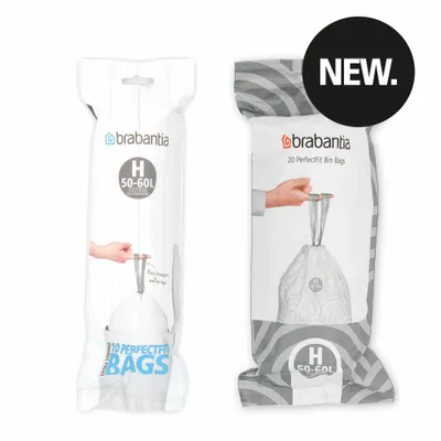 Produktbild von Brabantia Perfectfit Müllsack Code H 50-60L 20 Stück