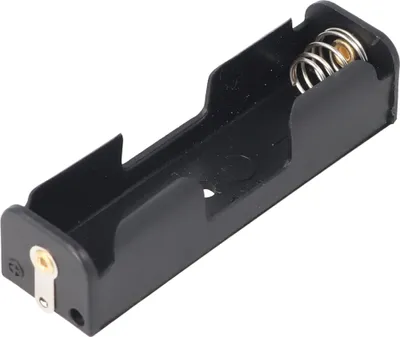 Produktbild von Batteriehalter für 1x Mignon AA LR6 Batterie, Akku – Batteriehalter AA Mignon, Batterie Halterung Elektronik (Kunststoff)