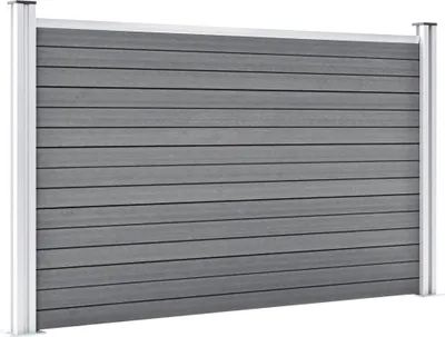 Obrázek produktu pro vidaXL Zahradní plot WPC 699x106 cm šedý