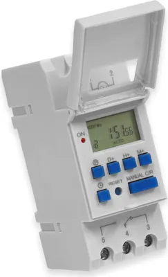 Obrázok produktu pre RELTECH Digitálny časový spínač RZSD1, 230 V, DIN lišta, 1 kanál