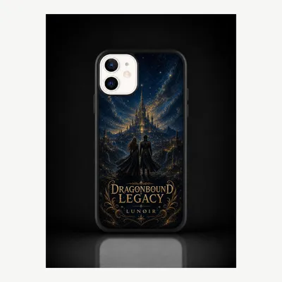 Productafbeelding van iPhone 12 / 12 Pro hoesje, telefoonhoesje, beschermhoesje met een drakenmotief – LUNØIR ©