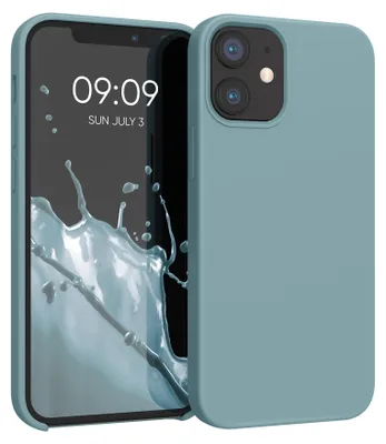 Produktbild von kwmobile Handyhülle für iPhone 12 mini Hülle, für iPhone 12 mini Case - Hülle Silikon - kabelloses Laden - Antique Stone