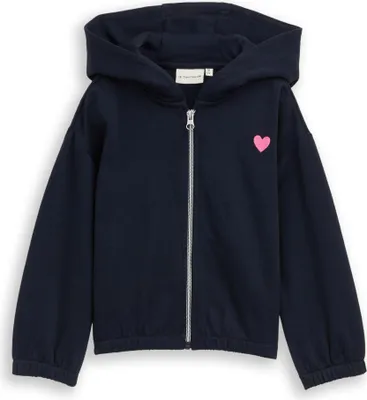 Produktbild von Tom Tailor 1049892_128/134, Kind, Weiblich, Kapuzenpullover, Langärmlig, 128/134, Reißverschluss