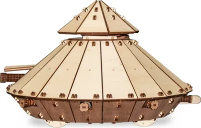 Produktbild von 3D-Puzzle, Da Vincis Panzer, EWA, Holz, 363 Teile