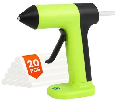 Zdjęcie produktu dla Pistolet do kleju bezprzewodowy na akumulator z 20 wkładami DIY