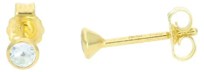 Produktbild von Ohrstecker Gold 333 echter Blautopas JL52-06-0152 JuwelmaLux