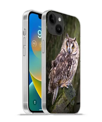 Produktbild von MuchoWow® Handyhülle Schutzhülle Hülle für Apple iPhone 14 Plus - Soft case Eule - Nahaufnahme - Baum Silikon Softcase Handy Hülle - Abbildung