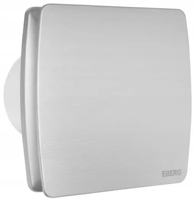 Zdjęcie produktu dla EBERG AXI 100 ST Wentylator Łazienkowy 100 mm Timer Klapa Zwrotna Srebrny