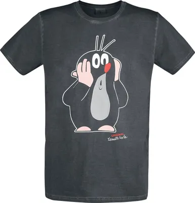 Produktbild von Der kleine Maulwurf T-Shirt Herren Oh Oh! schwarz 3XL