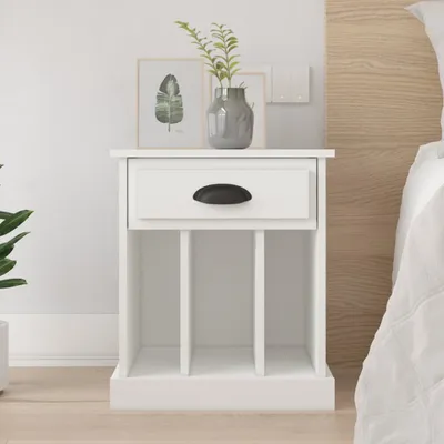 Immagine prodotto di vidaXL Comodino bianco 43x36x50 cm