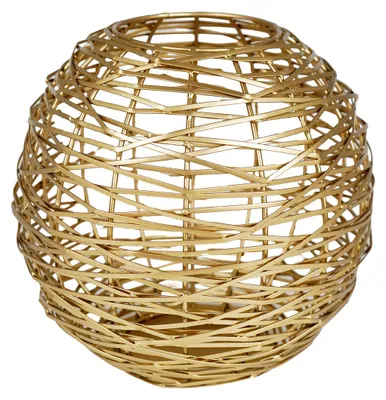 Produktbild von Kaheku Windlicht Belvedere gold 21 Ø 20h 1120016038