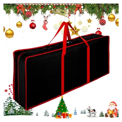Produktbild von Geschenkpapier-Organizer mit Reißverschluss, Tragetasche für Weihnachten, Aufbewahrungslösung für Geschenkpapier und Zubehör