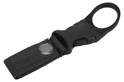 Produktbild von Outdoor-Wasserflaschenhalter-Clip für Camping, Wandern, Radfahren, Angeln, multifunktionale Schnalle, Schwarz