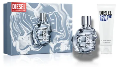 Produktbild von Diesel Only The Brave Eau de Toilette Set für Herren, EdT 50 ml & Duschgel 75 ml