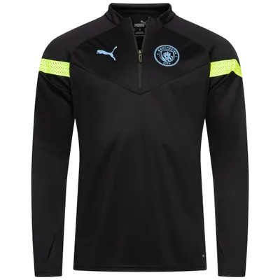 Image de Sweat à capuche Puma Manchester City à fermeture éclair 1/4 2022/2023 - Taille S