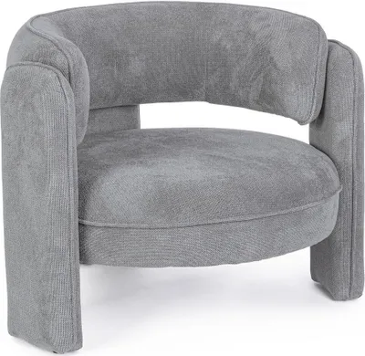 Produktbild von Sessel Aisha 94 x 88 x 73 cm MDF Polyester Grau