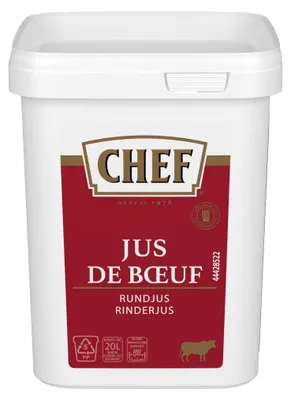 Zdjęcie produktu dla CHEF sos wołowy o intensywnym smaku wołowiny 600g