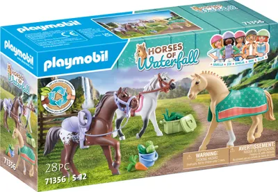 Produktbild von PLAYMOBIL Horses of Waterfall 71356 3 Pferde: Morgan, Quarter Horse & Shagya Araber