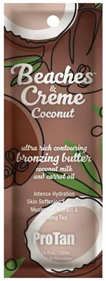 Produktbild von Pro Tan Beaches & Crème Coconut Solarium-Bräunungsbeschleuniger & Pflegebalsam, Kokosduft, 22 ml