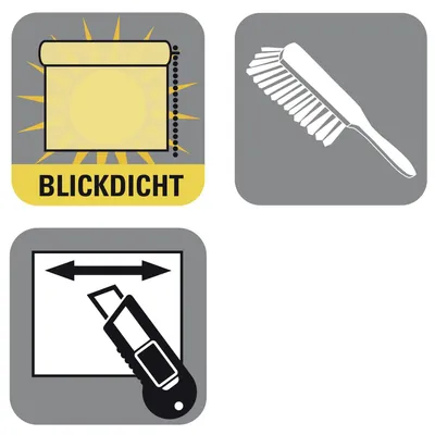 Produktbild von Deco Company Klemmrollo Anthrazit 65x150cm Blickdicht Lichtschutz ohne Bohren