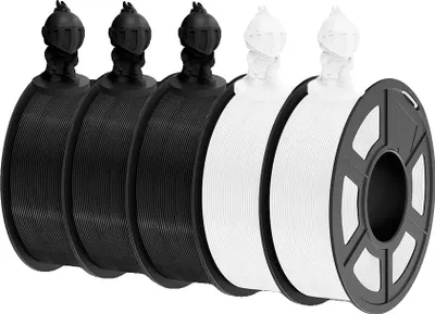 Obrázek produktu pro vlákno pro 3D tiskárny, vysoká houževnatost, snadný tisk, PLA 3BK 2WT