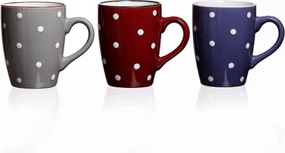 Immagine prodotto di Tazza da caffè 300ml a pois assortiti