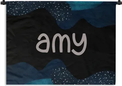Produktbild von MuchoWow® Wandteppich Wandbehang Amy - Pastell - Mädchen 120x90 cm Tapisserie Dekoration Wandtuch - Wohnen - Aufhänger für die Wand