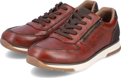 Produktbild von Rieker Herren Echtleder Schnürhalbschuh braun, Herren:44 EU