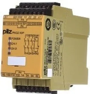 Produktbild von Pilz PNOZ X3P 24VDC 24VAC 3n/o 777310 1n/c 1so Sicherheitsschaltgerät