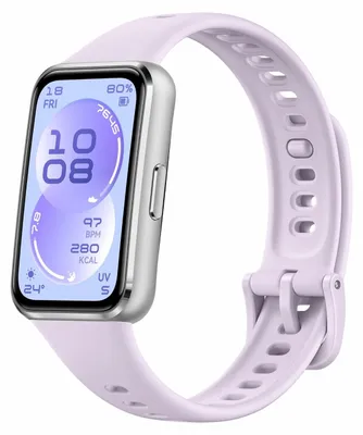 Immagine prodotto di Smartwatch Band 11 con display AMOLED da 1500 nit, cassa in alluminio, monitoraggio della frequenza cardiaca, monitoraggio del sonno, misurazione della saturazione di ossigeno (SpO2), autonomia della batteria fino a 14 giorni, colore: viola