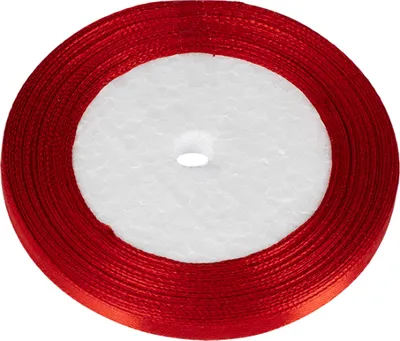 Produktbild von Satinband – 6 mm/ 22,5 m – Rot