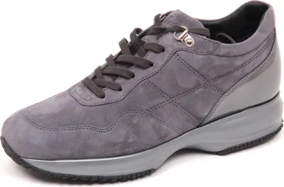 Produktbild von E4528 sneaker donna grau HOGAN INTERACTIVE scarpe H cucitura shoe woman