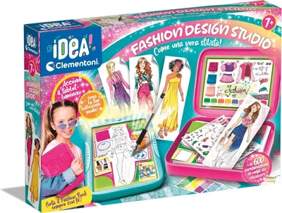 Produktbild von Clementoni Play Creative 8005125187157, Modedesign-Set für Kinder, 7 Jahr(e), Kunststoff, Mehrfarbig