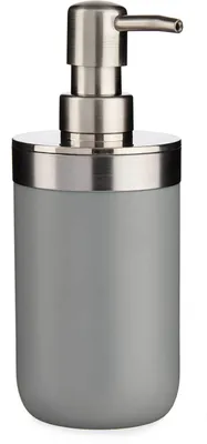 Produktbild von Berilo Seifenpumpe - 17 cm - Edelstahl/Kunststoff - grau/silber - 350 ml
