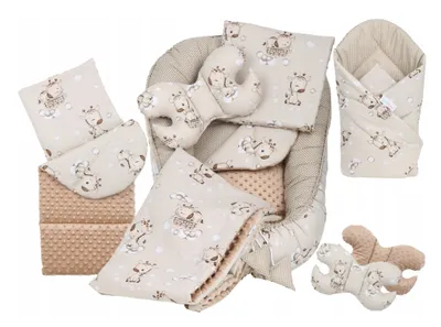 Image de Set de nids de bébé - 6 pièces - Girafe