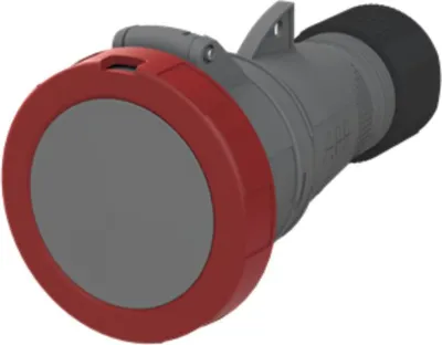 Image de Connecteur Amphenol 32 ampères CEE 5 pôles (3P+N+PE) femelle, codage 6h rouge 200/346V à 240/415V