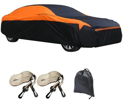 Produktbild von Autoabdeckung Vollgarage 6-Schichten Wasserdicht Atmungsaktiv für Limousine 444-464cm